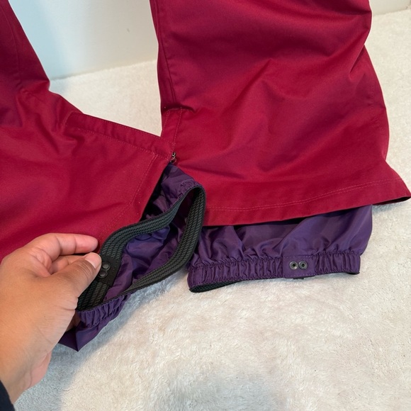 Burton Womens Pink Ski Snow Winter Snowboard Pants Snowsuit Suit Bibs Ladies XS - Picture 3 of 11